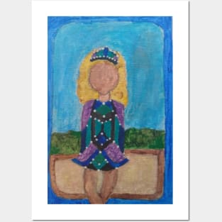 Irish Dancer Painting Posters and Art